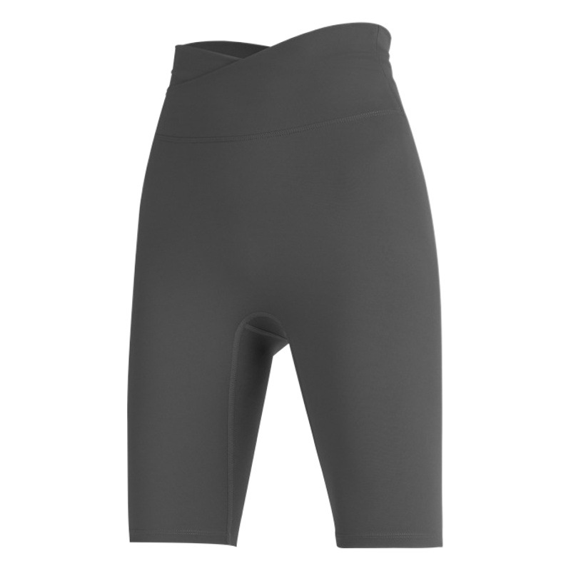 Pantalones cortos deportivos de levantamiento de cadera de melocotón europeo y americano pantalones de yoga de secado rápido ajustados de cintura alta de las mujeres que tocan Fondo corriendo fitness ciclismo Pantalones