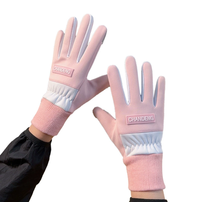 Gloves, keep warm windproof set, waterproof sports electric car for cycling