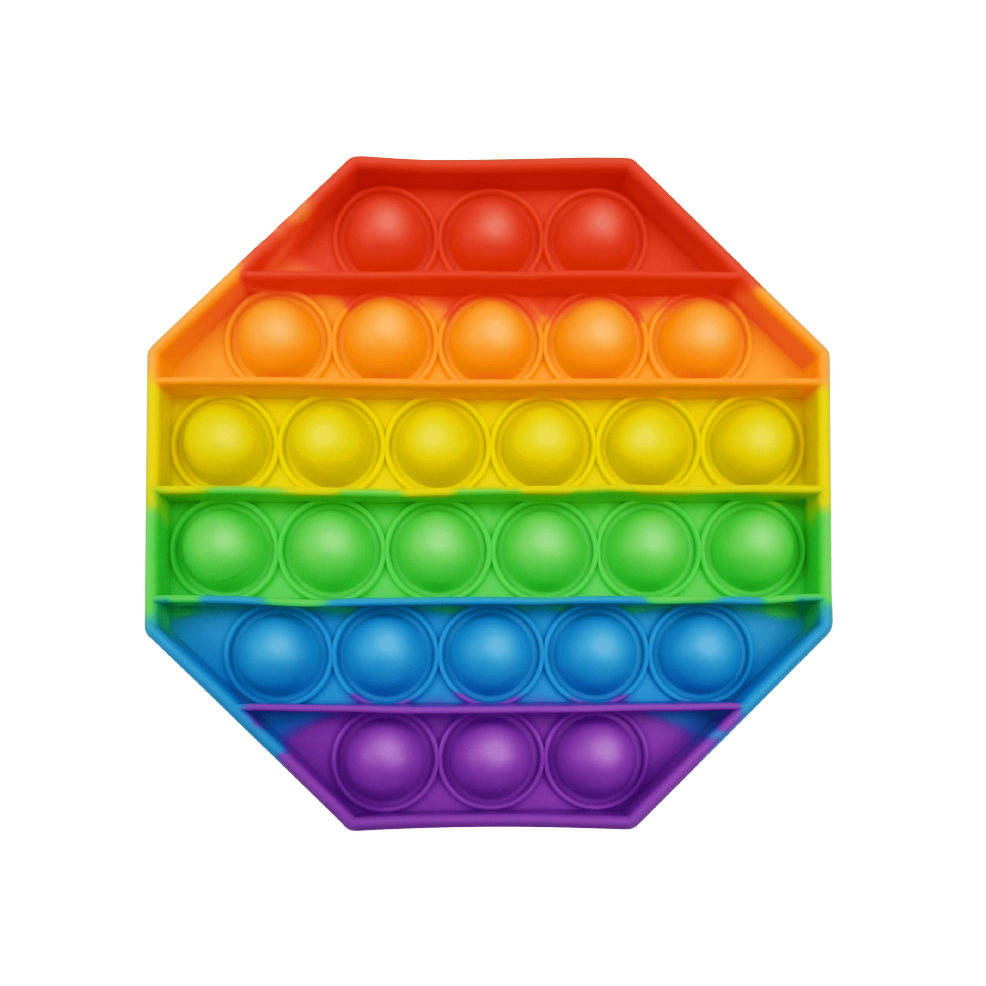 Spot 12cm Rainbow Rat Pioneer Silicone Presione Music Puzzle Pioneer Puzzle Bubble Music