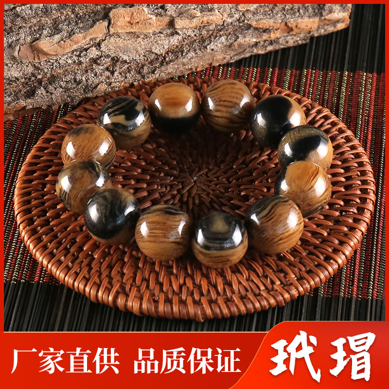 Hongfeng jewelry factory direct supply Wenwan hawksbill Buddha beads bracelet fashion boutique collection Men's and women's lucky bracelet