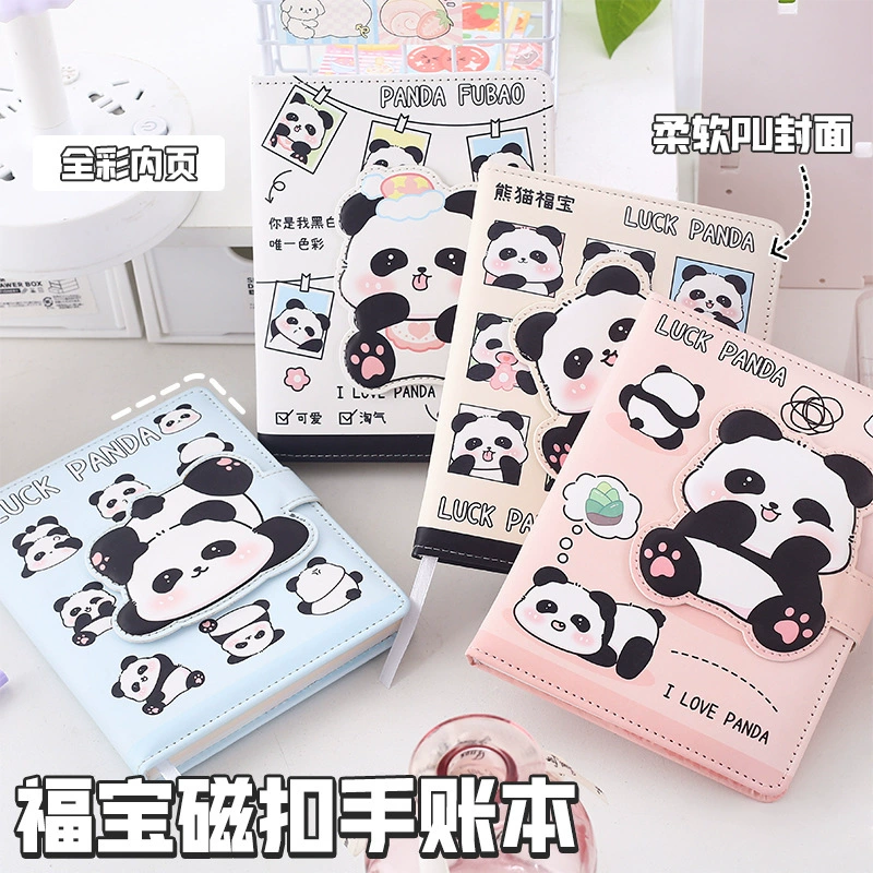 Fubao магнитная ручная книжная книга мультфильм милая панда в форме цветной внутренней страницы карманный мини-ручной блокнот