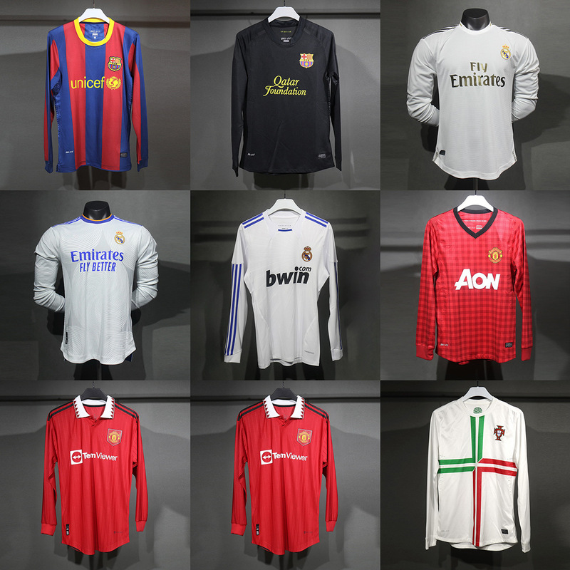 Argentina World Cup Barcelona Real Madrid Manchester United Player Version Long Football Uniform Cross-Border Dropshipping