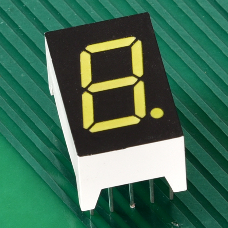 0.5英寸数码管黑黄一位共阴共阳数码管CS5611AH/5161BH 1位数码管