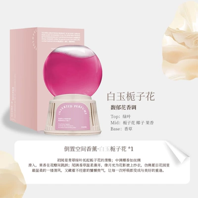 Car Perfume Aromatherapy, New High-End Car Fragrance - white-jade-gardenia-250ml-color-box