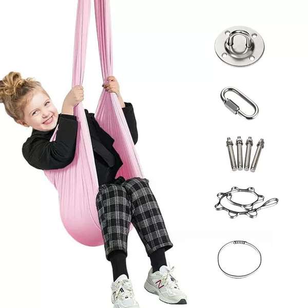 Factory Direct Sales of Popular In-Stock Items: Indoor Children's Swings, Outdoor Hammocks, Hanging Chairs, Sensory Yoga Equipment