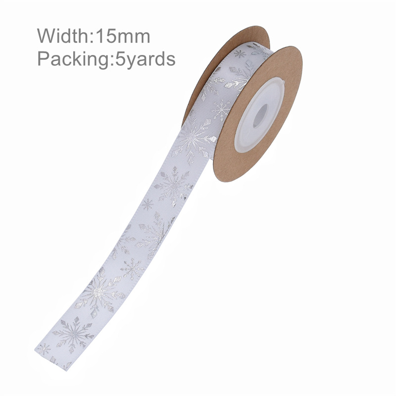 16 transfronteriza AliExpress cinta de Navidad cinta impresa embalaje de regalo Navidad cinta decorativa 5 yardas en stock