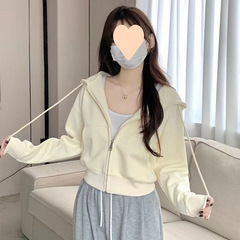 早秋季短款卫衣外套女春秋款秋款女装2025新款爆款穿搭小个子