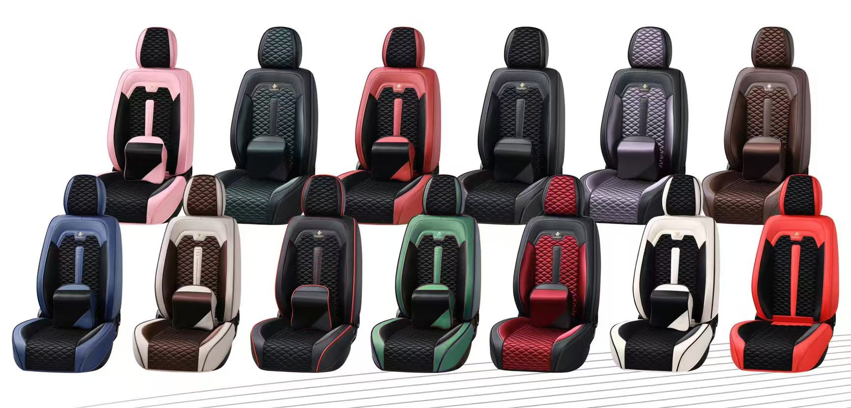 Processed Export Seat Cushion Soft Sofa Fabric All-Season Universal Seat Cover Five-Seater Seat Cushion Rear Seat Universal Car Seat