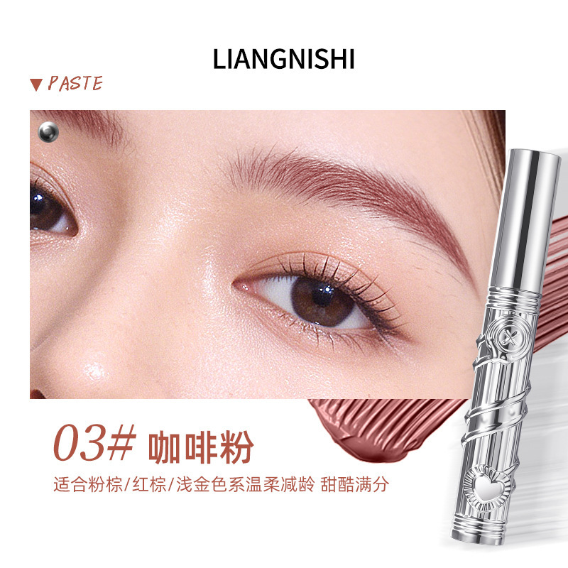Hermosa belleza de maquillaje de cejas de color plástico fijo, esbozo de cejas salvajes naturales, maquillaje de cejas no es fácil de desmayar, nuevo color de cejas image 8