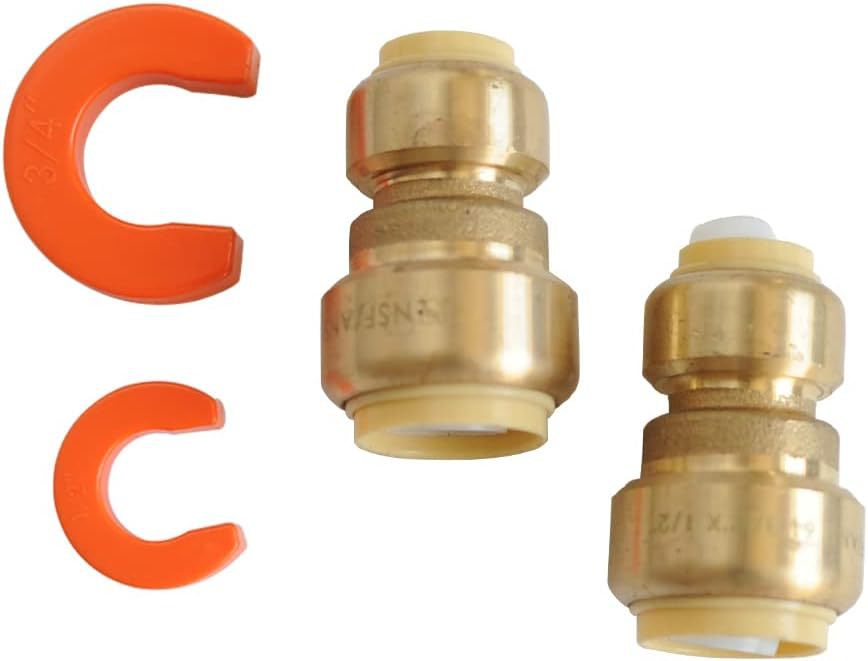 3\/4" x 1\/2" Reducing Coupling with Disconnect Clip