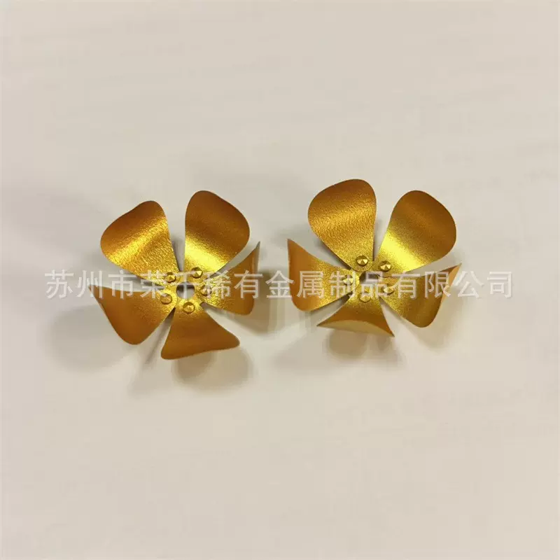 NiTi 镍钛合金花魔术花镍钛花可喷涂上色本色金色镍钛记忆哈气花