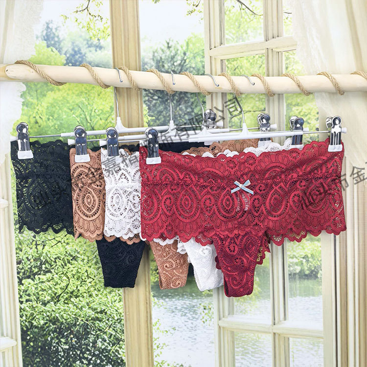 Cross-Border New Hot-Selling Sexy Sports European and American Plus-Size Women's Underwear Thongs, Briefs, Boxer Shorts, Brazilian Panties