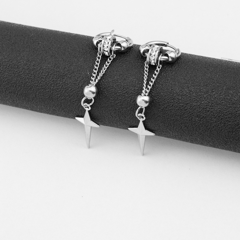 Earrings Classification Modern Style Geometric Polishing Stainless Steel Earrings