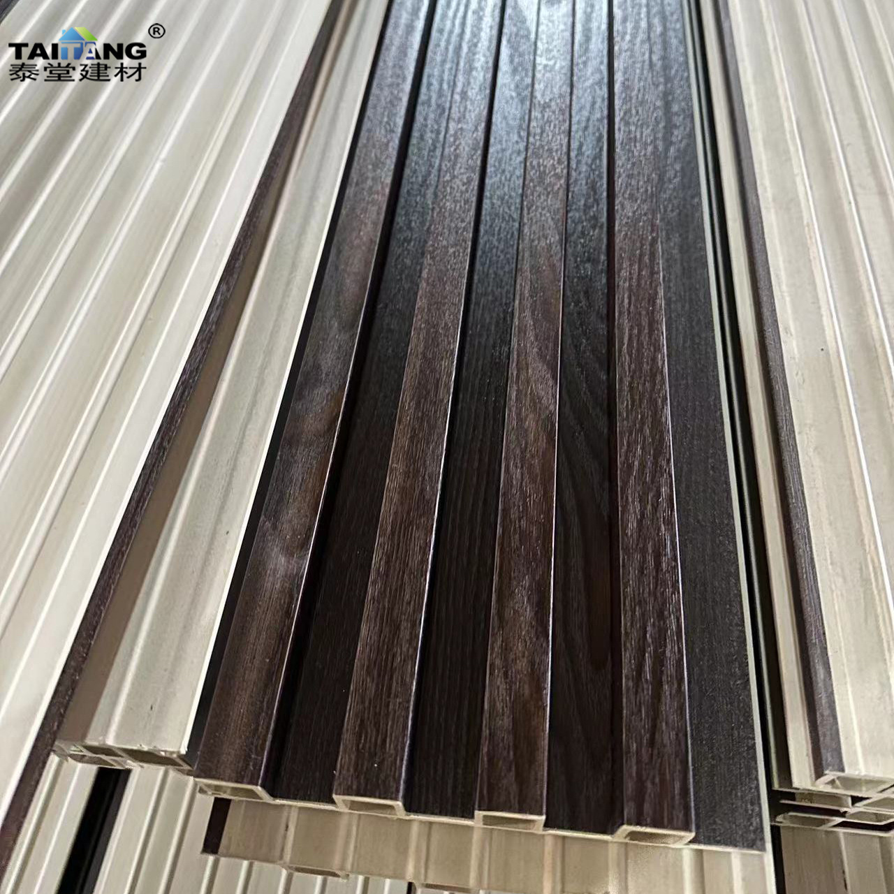 160 placa de rejilla semicircular comercio exterior al por mayor madera ecológica bambú fibra de madera rejilla fondo panel de pared panel de pared interior