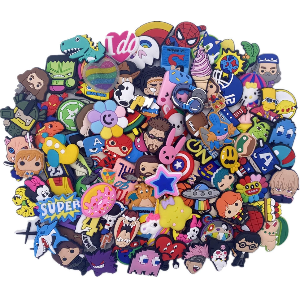 Отверстие обувь цветок пряжка для обуви ПВХ мягкая резина мультфильм обувь декоративная Нижняя Пряжка отверстие обувь DIY аксессуары оптом