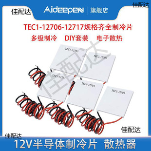 Semiconductor Refrigeration Chip Dc12V Water Dispenser Refrigerator Refrigerator Radiator DIY Parts Kit Tec1-12706