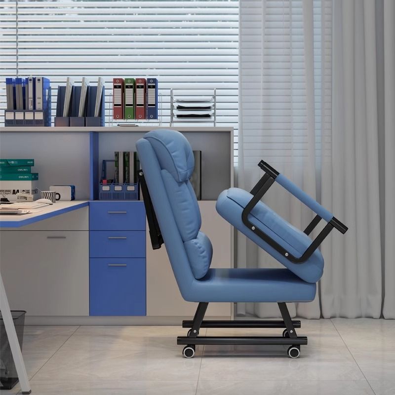 Silla de computadora, silla de oficina cómoda, silla plegable, silla de descanso de doble uso, silla de oficina para dormir