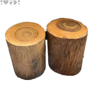 # Solid Wood Stump Stool, Camphor Tree Stump Stool, Creative Coffee Table Corner Stool, Solid Wood Round Stool Now Available for Direct Sale