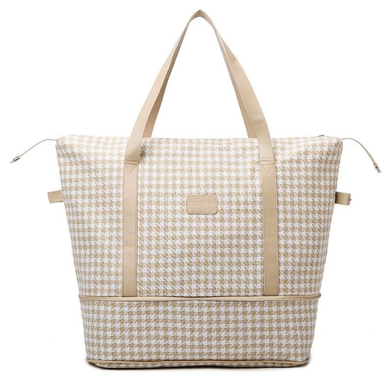 Bolsa de viaje de separación húmeda y seca de tela Oxford para mujer 2024 nueva bolsa de equipaje de viaje de negocios de gran capacidad de ocio bolsa de fitness de almacenamiento