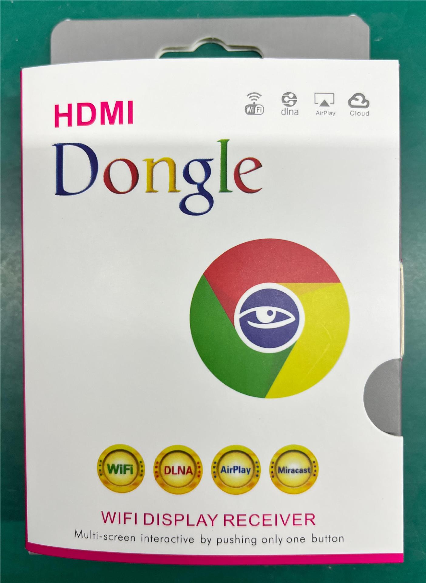 M2M4 proyector inalámbrico HDMI — adaptador de duplicación de pantalla HD para iPhone y Android, compatible con Google Cast