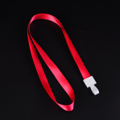 學士文具加厚一體扣胸卡掛繩 工牌吊繩胸卡證件工作牌吊牌滌綸掛