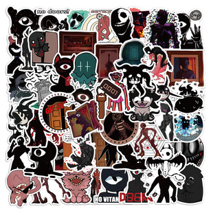 50 new door shock stickers computer phone case luggage guitar waterproof stickers wholesale doors