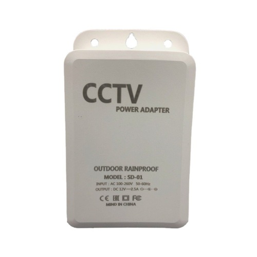 LED strip power supply 12V 2.5A outdoor power supply camera outdoor rainproof security surveillance power adapter