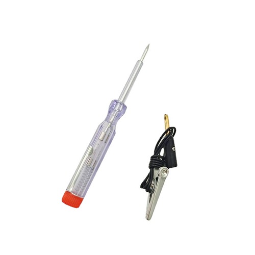 Car battery test pen/small DC transparent test pen/car modification and repair 6-24V special test pen