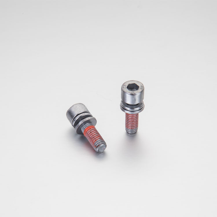 内六角弹垫平垫组合螺栓 防松螺栓 镀锌
