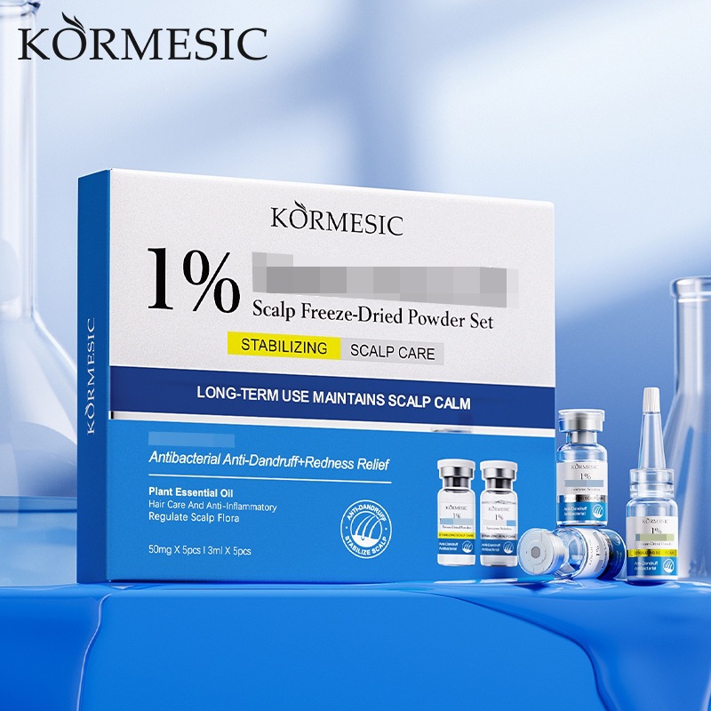 Transfronterizo KORMESIC cuero cabelludo congelado kit de cuidado del cabello, cuero cabelludo esencia de cuidado al por mayor comercio exterior