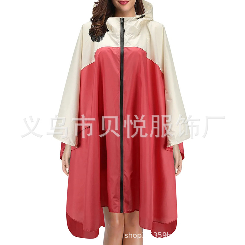 Poncho Impermeable Ligero Tipo Capa, Transpirable, para Ciclismo y Uso al Aire Libre image 18