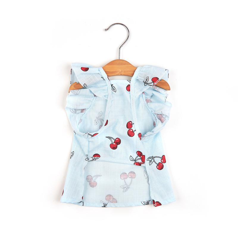 Pastoral Cotton Cherry Pet Clothing display picture 2