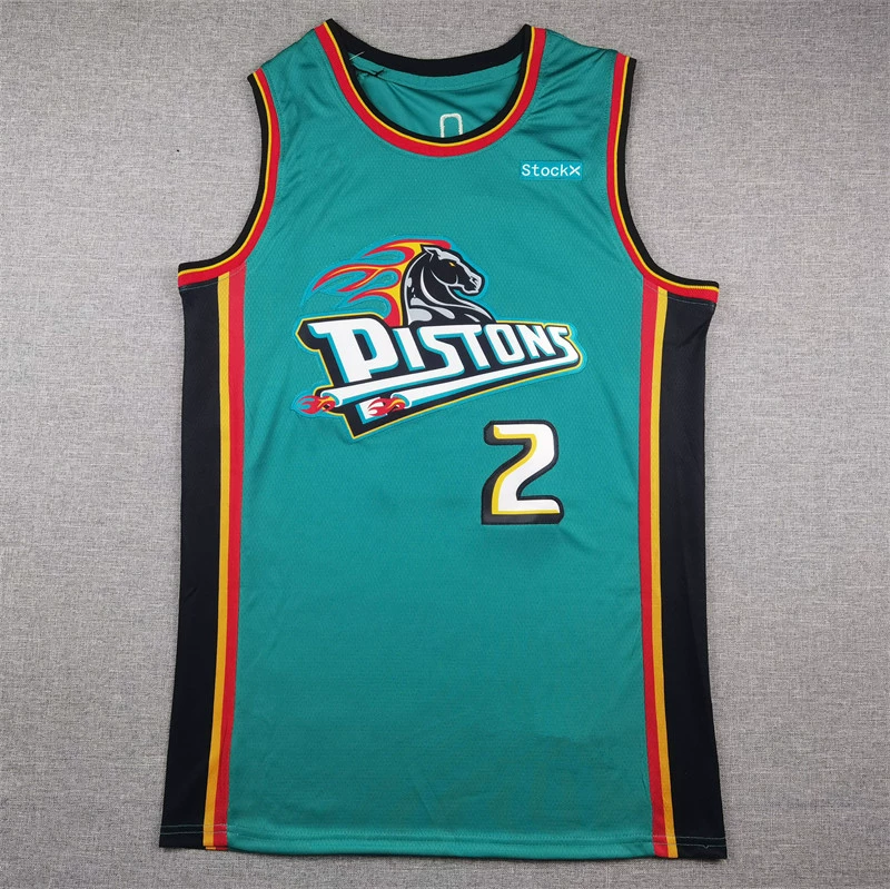 Классические зеленые гортензии Pistons #2 Баскетбол милая Cade Cunningham
