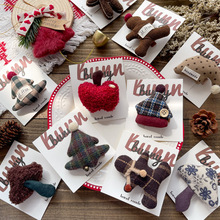 圣诞系列卡通姜饼人圣诞树儿童发夹韩版甜美可爱小女孩发饰发卡