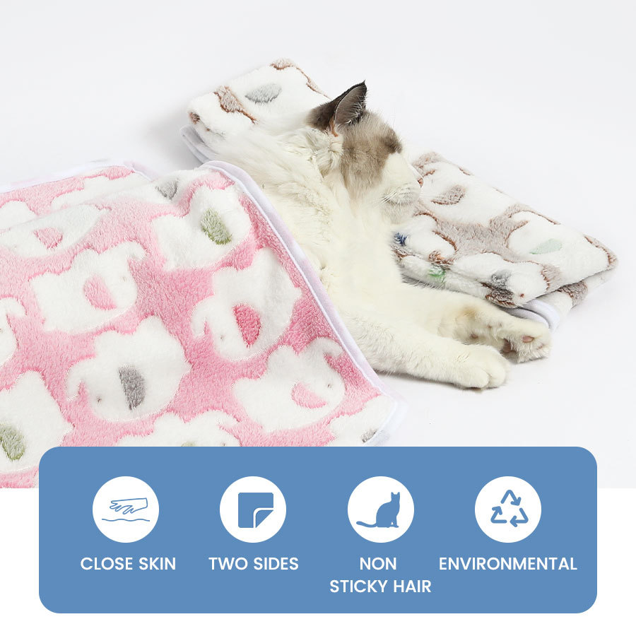 Manta transfronteriza para mascotas Manta de elefante franela gruesa manta cálida para mascotas manta para perros manta para gatos y perros manta al por mayor