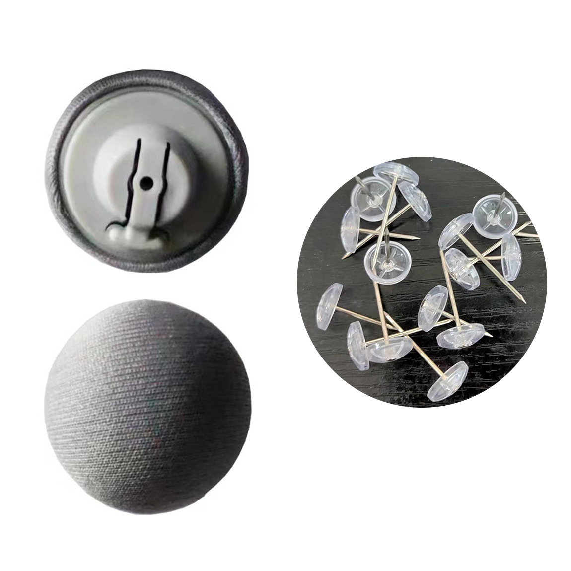 1 серая шлифовальной головкой Габи (с пластиковыми гвоздями)