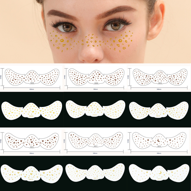 Yimei factory new facial freckles stickers bronzing freckles tattoo stickers female waterproof eye stickers wholesale Yimei factory new facial freckles stickers bronzing freckles tattoo stickers female waterproof eye stickers wholesale
