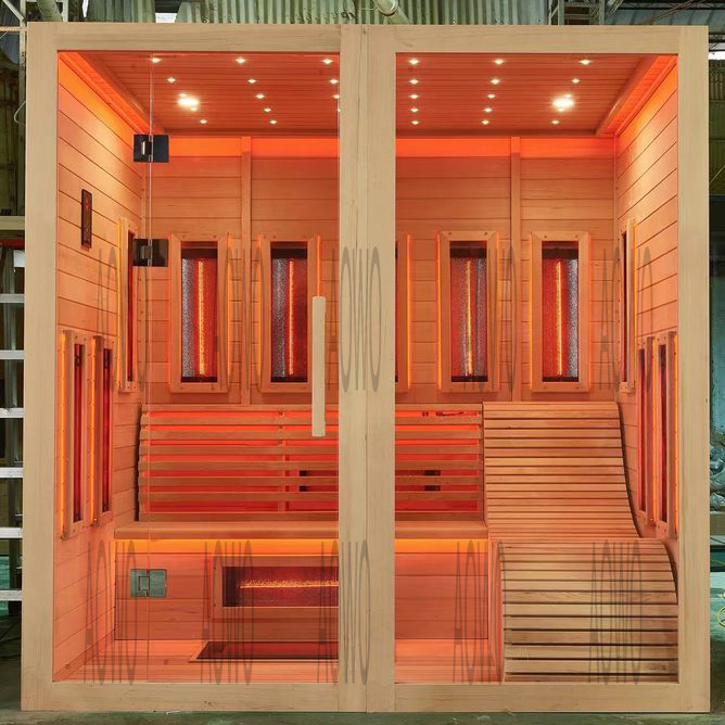 sala de vapor de sudor doméstica sauna de agua horno de vapor de sudor seco roca volcánica sauna de vapor húmedo sala de belleza sala de calefacción