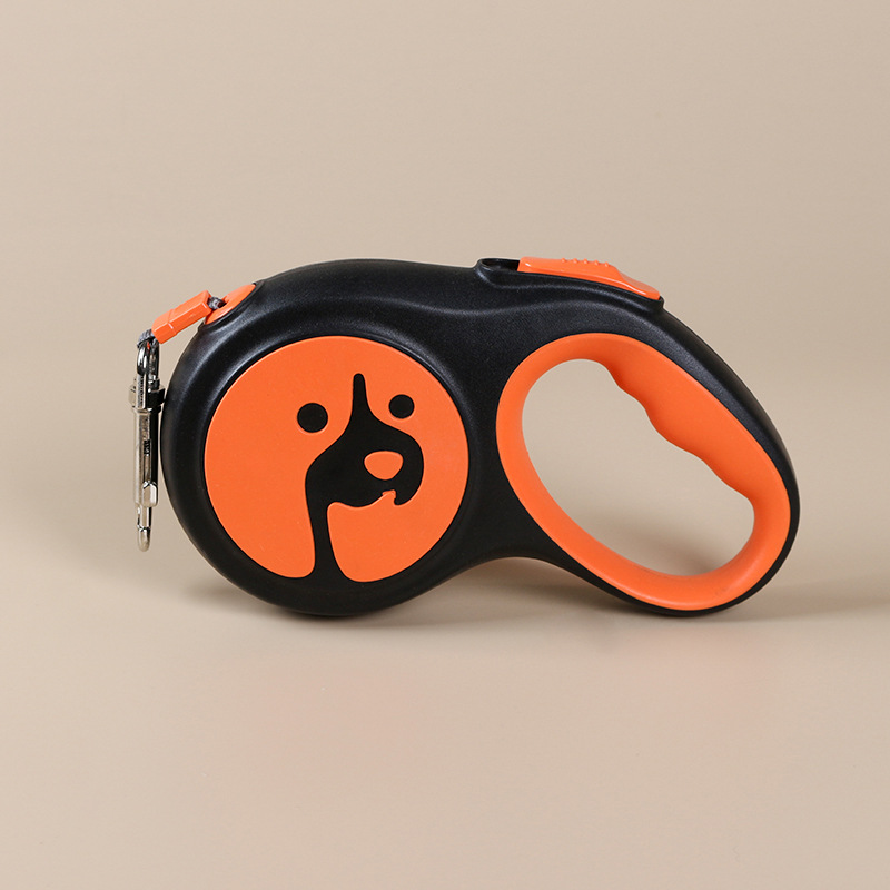 Tractor de mascotas correa de perro retráctil automático Cadena de perro pequeño y mediano perro caminando cuerda suministros de salida