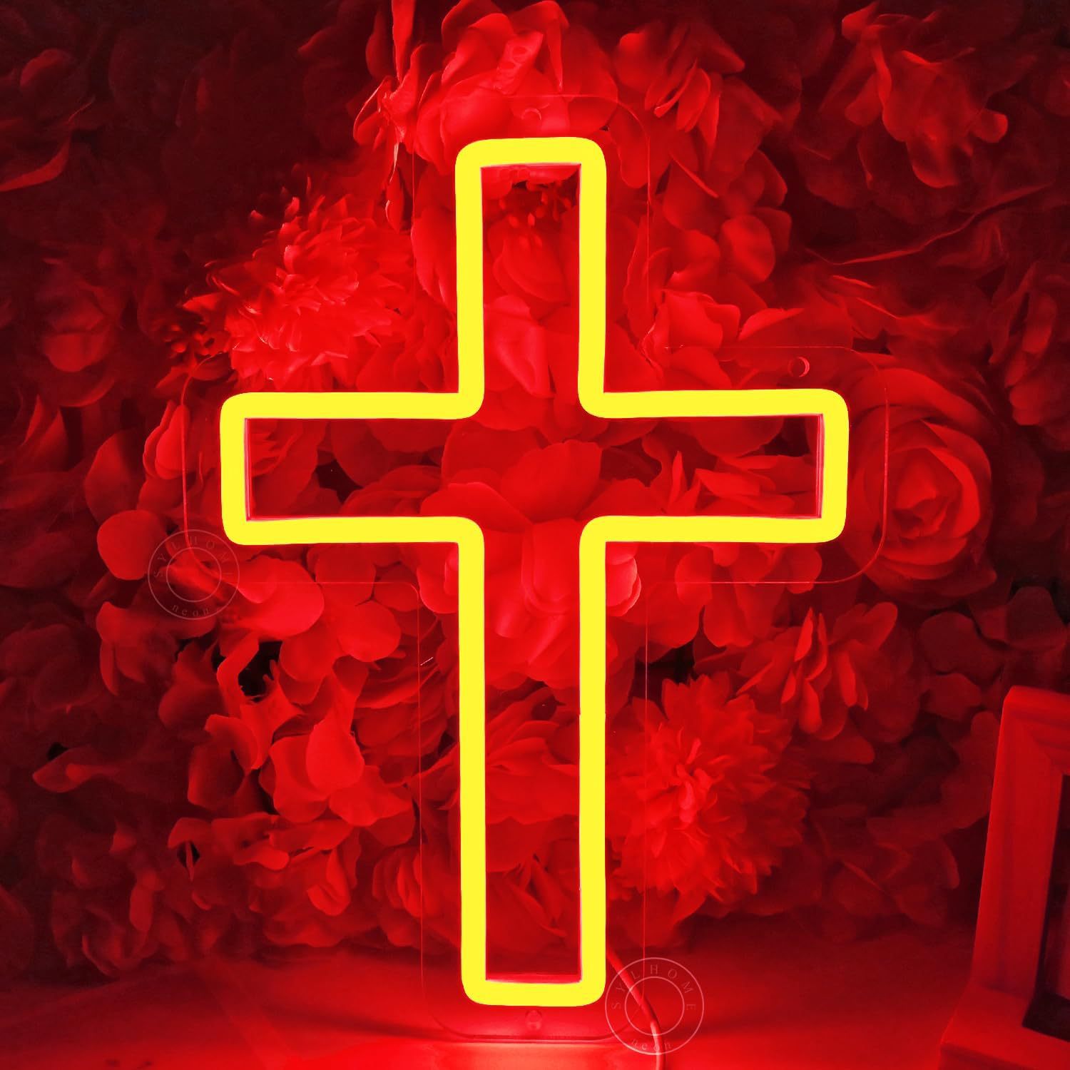 Transfronterizos venta caliente lámpara LED luminosa de neón acrílico lámpara USB patrón de cartel interior lámpara de decoración de fiesta