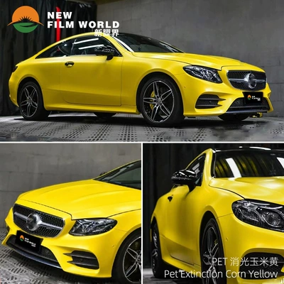 Automotive Film | series extinction lizard green - extinct-maize-yellow