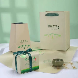 牛皮纸茶叶包装袋日照绿茶杭州龙井茶包装西湖明前碧螺春方包纸