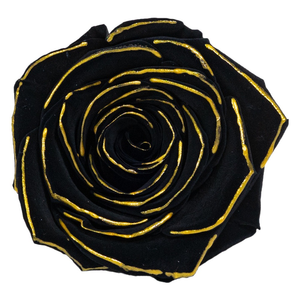 Yunnan eterna flor Rosa cabeza delineador de ojos al por mayor Rosa fragancia oro plata fresca rosa