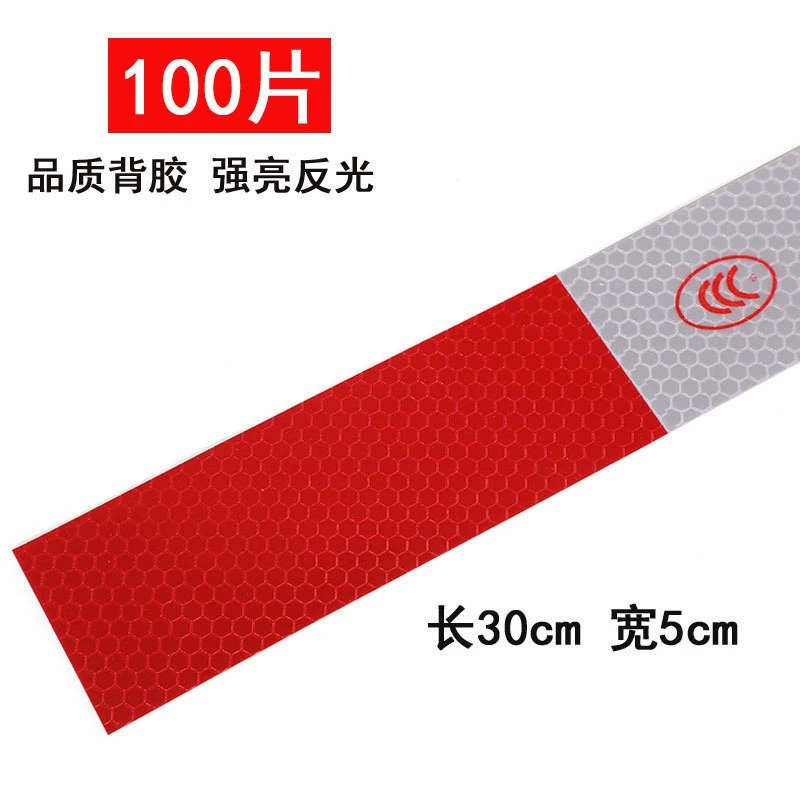 Retroreflective night sticker