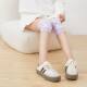 Spring and Summer Air-conditioned Room Combed Cotton Wood Ear Cartoon Cat Children's Knee Pads Breathable Sports Dance Kneeling Leg Pads