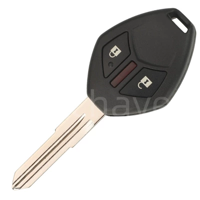 Suitable for 2-Key, 3-Key, 4-Key Mitsubishi Lancer Outlander Endeavor Straight Remote Control Car Key Shell Mit11R (Car Keys) - 2-key-left-embryo
