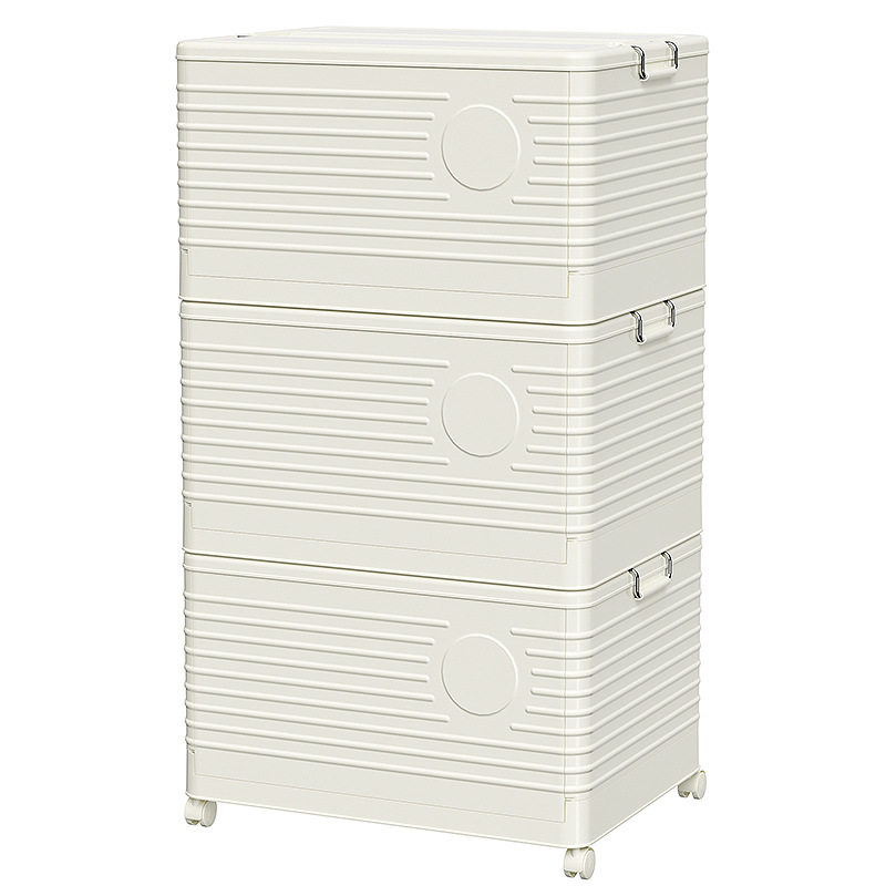 Caja de almacenamiento de gran capacidad super doméstica artefacto de polvo de cocina espesa caja de almacenamiento plegable caja de acabado al por mayor