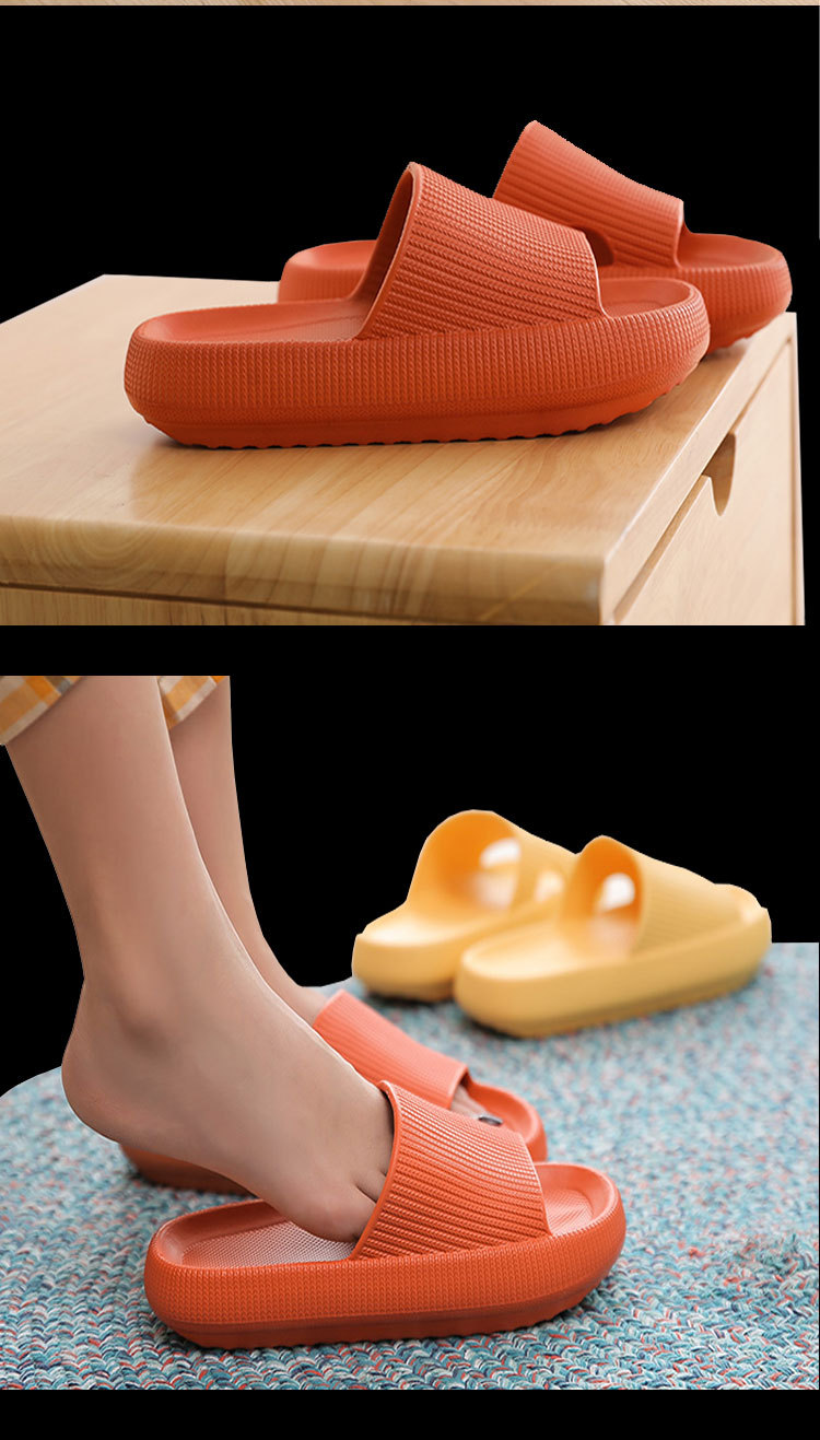 Super Comfortable Women's Slippers, Thick-soled Non-slip Eva Home_voghion.com