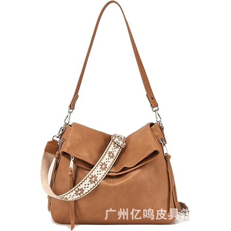 Customized Hobo Crossbody Bag Vegan Leather Handbag Tote Shoulder Bag Ladies Handbag Soft Female Bag