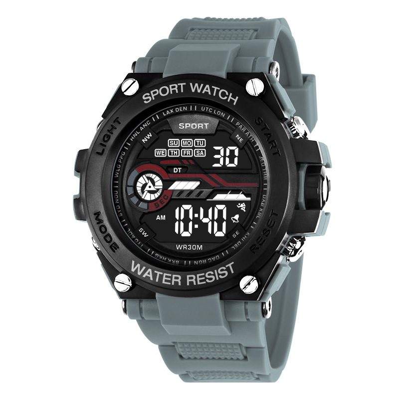 Reloj electrónico de alarma de estudiantes de moda juvenil nocturna simple relojes electrónicos de deportes al aire libre relojes electrónicos al por mayor
